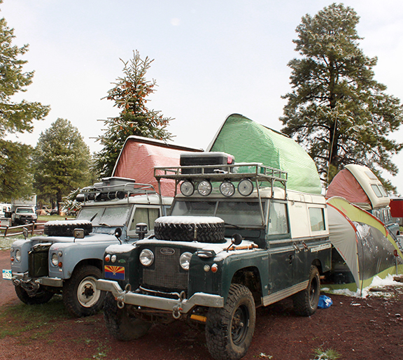 Land Rover Dormobiles at Expo