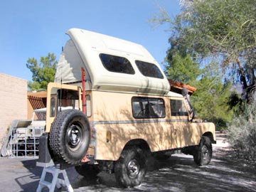 custom Land Rover Dormobile