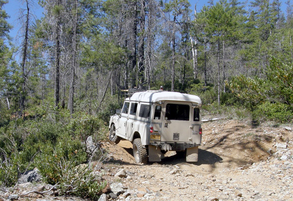 Land Rover Dormobile in Oregon