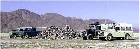 Land Rover Dormobile in Majove