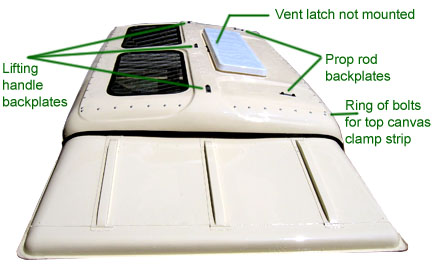 Land Rover Dormobile roof