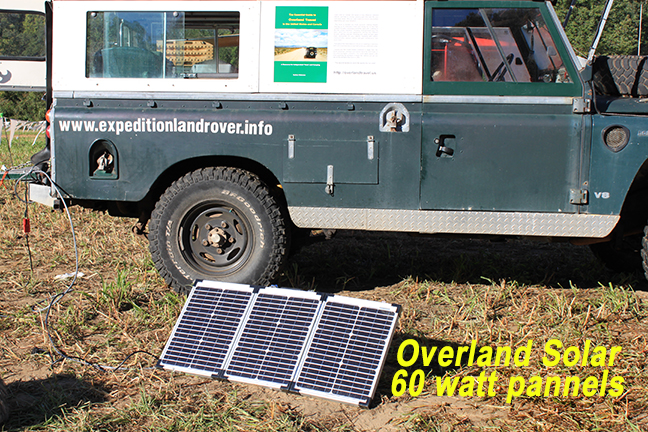 Overland Solar 60 watt solar panels