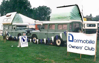 Land Rover Dormobile club display