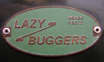 Mendo Lazy Bugger badge