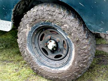 Land Rover steel wheel