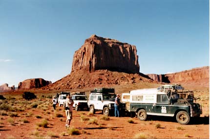 Land Rover tour of Monument Valley