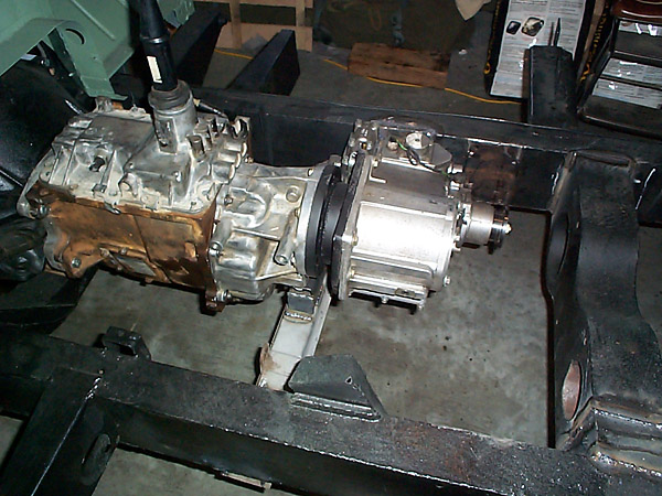 NV4500 gearbox, LT230 transfer case in Land Rover