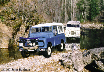 Two Land Rover 