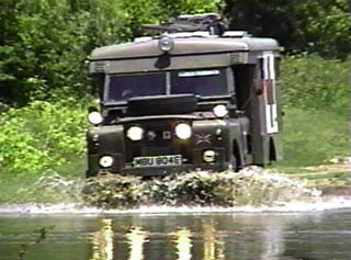 Land Rover ambulance wallowing