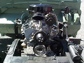 Chevy V8 engine in a series Land Rover