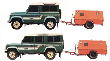Land Rover max tow specs