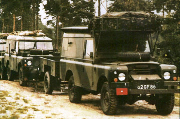 Military Land Rover Carawagon