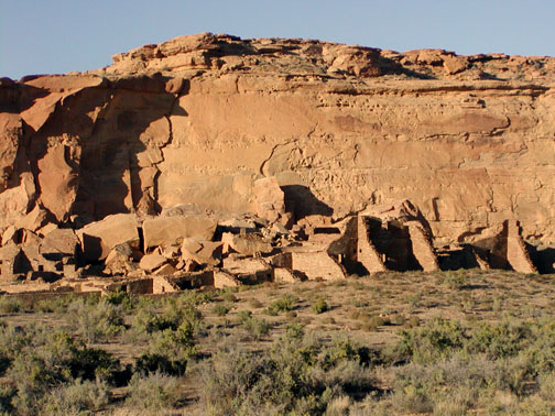 Peublo Bonito anasazi ruins