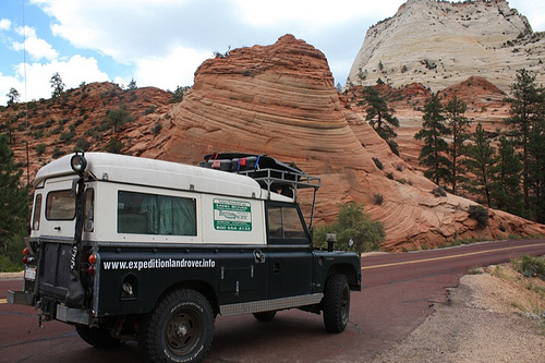 The Green Rover in Zion '08
