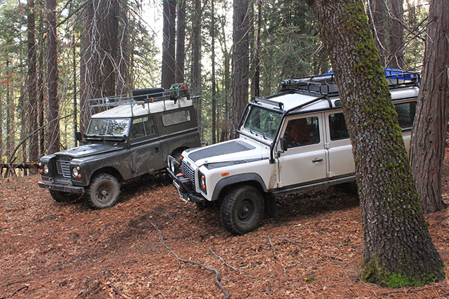 Land Rovers