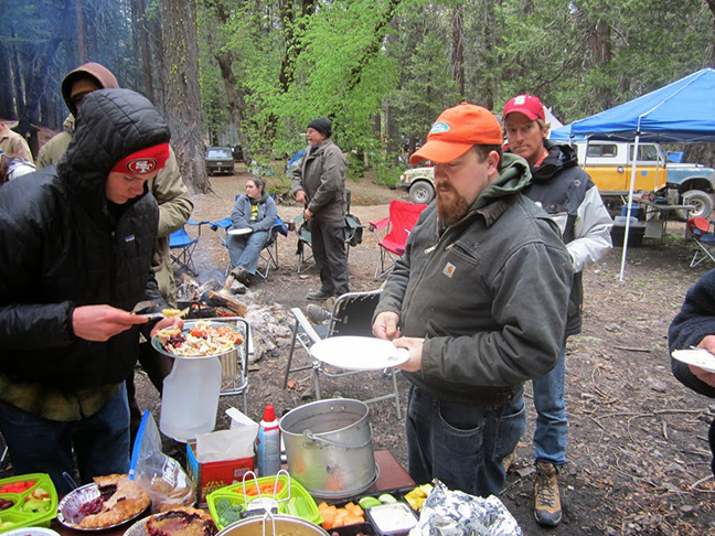 Mendo XX potluck dinner