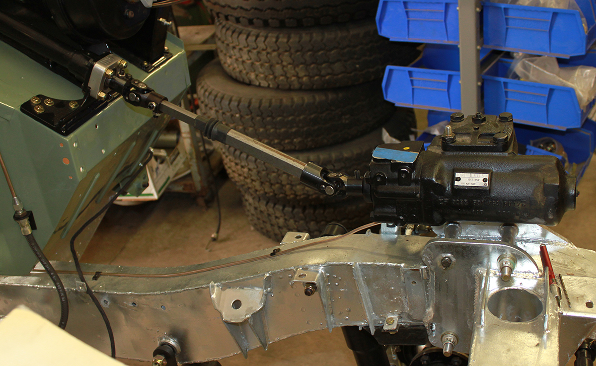 Land Rover power steering conversion