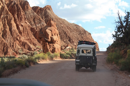 Land Rover Dormobile in Eacalante