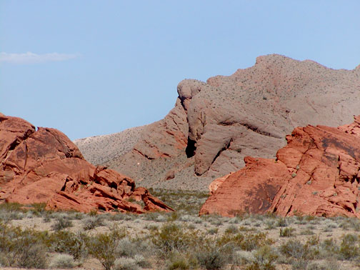 Valley of fire at dawn